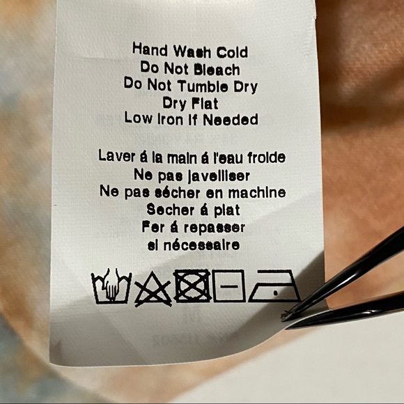 Tie Dye Sweatshirt by LUSH, Pockets, Lightweight, Warm Tones, Made in USA, NWOT - Picture 12 of 13